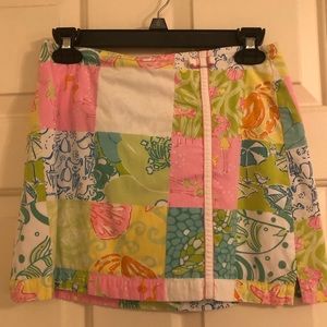 Lilly Pulitzer beachy print mini skirt